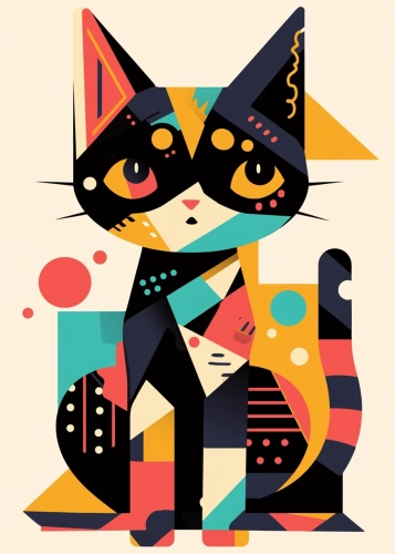 Plakat Abstra-kot II