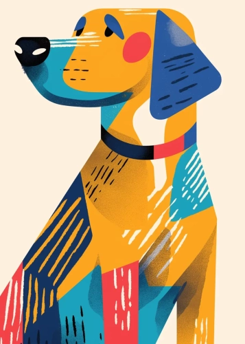 Plakat Abstra-pies