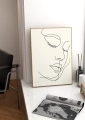 Plakat w ramie Delikatne kontury