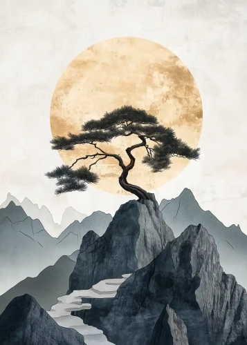 Plakat Złoty triumf natury II