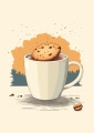 Plakat Kawa i ciastko