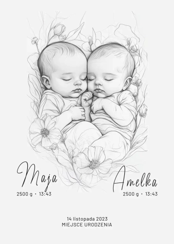 Metryczka Bliźniaczki