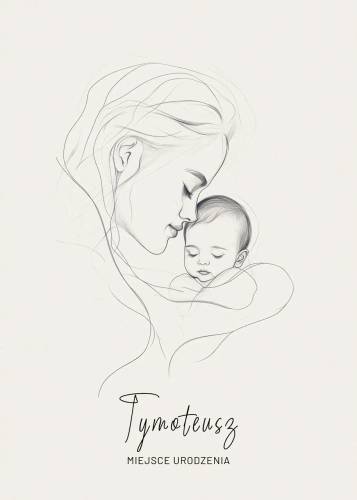 Metryczka W objęciach matki