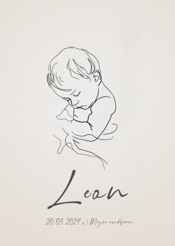 Metryczka Śpiące dziecko