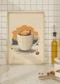 Plakat kuchenny Kawa i ciastko