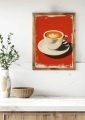Plakat do kuchni Kawa od serca