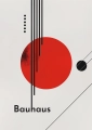 Plakat Bauhaus czerwony akcent