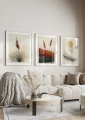 Zestaw trzech plakatów do sypialni Szept natury do salonu