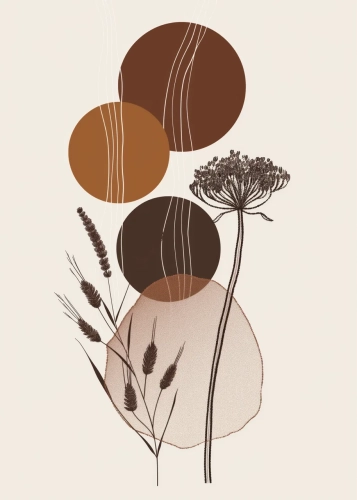 Plakat z motywem natury Polny spokój