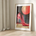 Plakat High Heel 3000 I w ramie