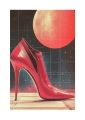 Plakat retrofuturystyczny High Heel 3000 I passe-partout