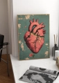 Plakat do biura Serce i róża