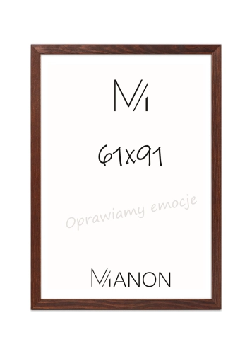 Rama Ayous 61x91 brązowa – klasyczna dekoracja ścienna marki Manon.