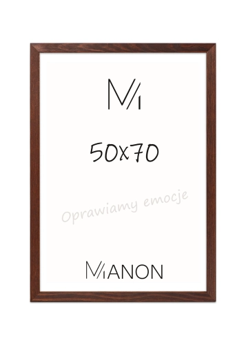 Rama Ayous 50x70 brązowa – dekoracyjna oprawa marki Manon.