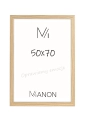 Drewniana rama 50x70 w kolorze naturalnym – stylowa oprawa do plakatów.