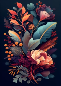 Plakat Roślinne fantazje