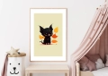 Plakat Mały nietoperz II w sypialni