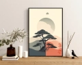 Plakat Wschodnie refleksje w biurze