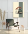 Plakat Pływające bonsai w gabinecie