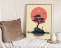 Plakat Pocałunek Japonii do sypialni