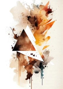 Plakat Euforia trójkątów