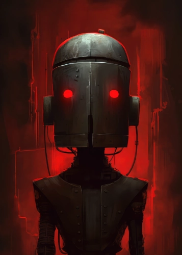 Plakat Stalowy stróż