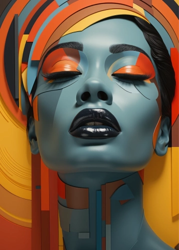 Plakat Ekspresja koloru II