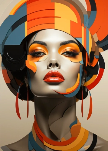 Plakat Ekspresja koloru I