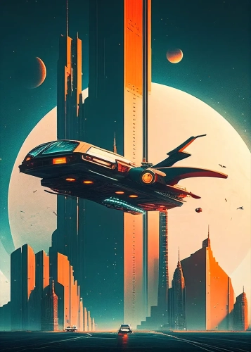 Plakat Aero-futuryzm