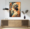 Plakat Duma art deco w studio