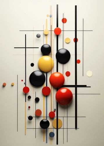 Plakat Głębia geometrii I