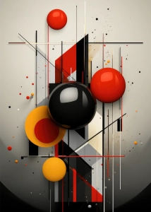 Plakat Głębia geometrii II