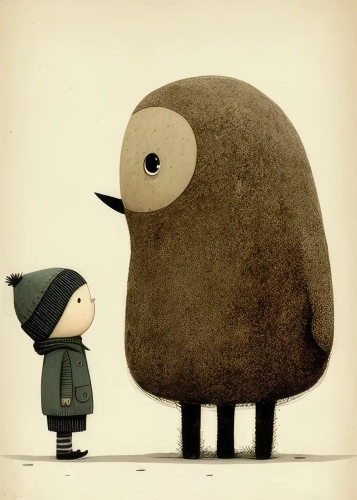 Plakat Puchaty kolega