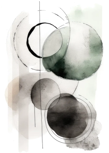 Plakat Plamy i kontury IX