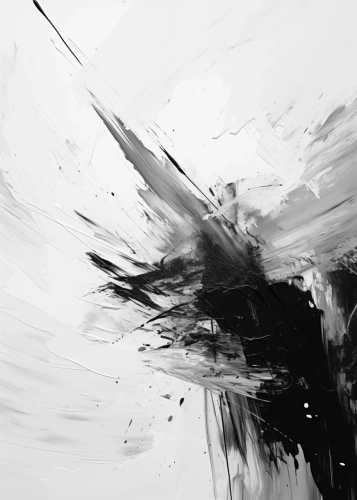 Plakat Dynamika czerni II