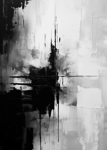 Plakat Dynamika czerni V