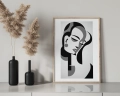 Plakat na komodzie Ikona stylu II (czarno-biały)
