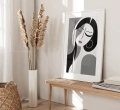 Plakat  do salonu Ikona stylu IX (czarno-biały)