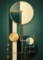 Plakat Zieleń art déco I
