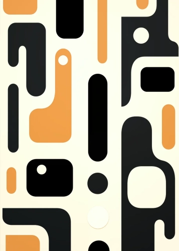 Plakat Płynne kształty III