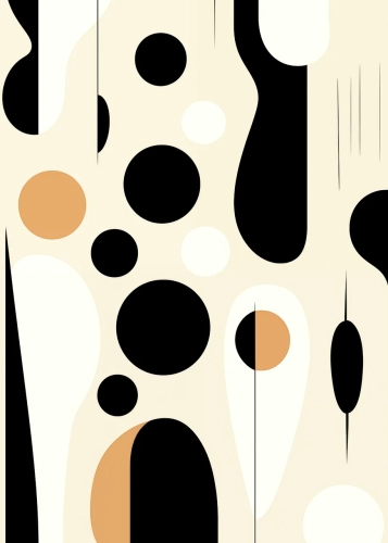 Plakat Płynne kształty IV