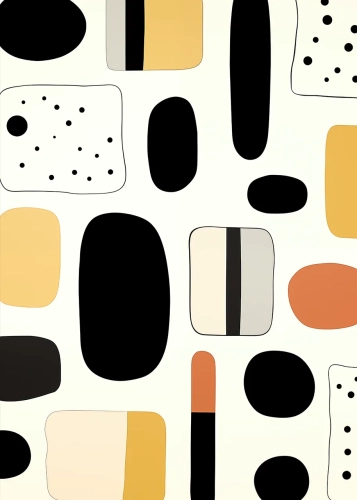 Plakat Płynne kształty V