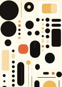 Plakat Płynne kształty VII