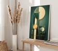 Plakat do sypialni Zieleń art déco I