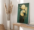 Plakat do salonu Zieleń art déco II