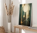 Plakat do sypialni Zieleń art déco VI