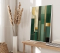 Plakat do salonu Zieleń art déco VIII