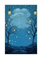 Plakat Gdy zapada noc II passe-partout