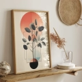 Plakat w ramie Geometria roślin I