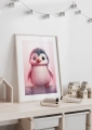 Plakat dla dzieci Pingwinek II